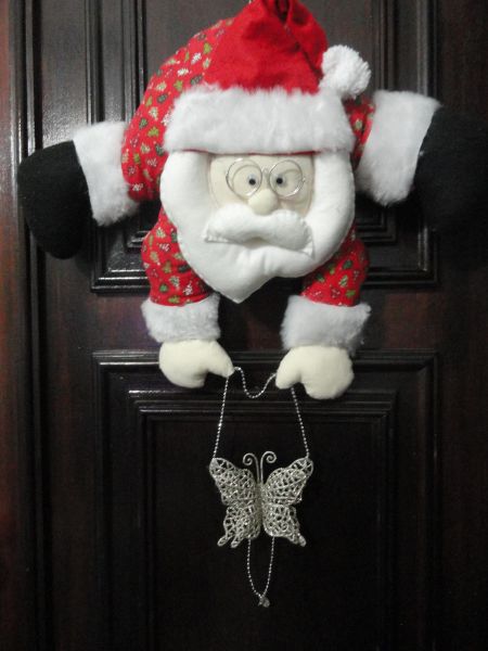 papai noel de porta